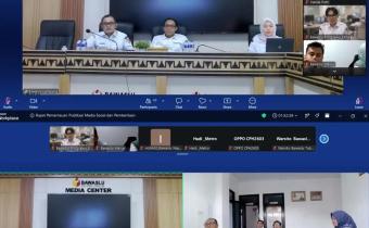 Bawaslu Kota Bandar Lampung Ikuti Evaluasi Publikasi Triwulan II untuk Perkuat Kualitas Informasi Publik