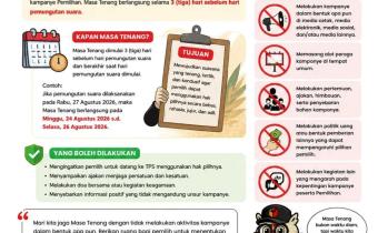 Wujudkan Pilkada Damai, Bawaslu Kota Bandar Lampung Sosialisasikan Aturan dan Larangan Selama Masa Tenang