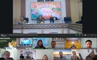Bawaslu Kota Bandar Lampung Ikuti Sosialisasi Monev Keterbukaan Informasi Publik Tahun 2026