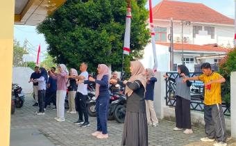 Bawaslu Kota Bandar Lampung Gelar Jum’at Sehati, Perkuat Kebersamaan dan Budaya Kerja Sehat