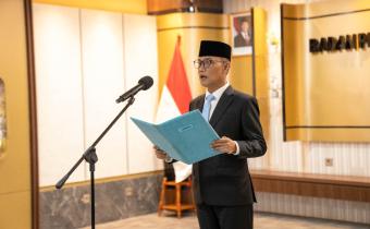 Sekjend Bawaslu Lantik Lima Pejabat Administrator dan Jabatan Pengawas