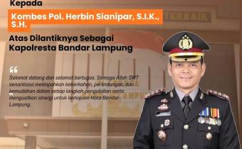 Bawaslu Kota Bandar Lampung Sampaikan Selamat kepada Kombes Pol. Herbin Sianipar sebagai Kapolresta Bandar Lampung