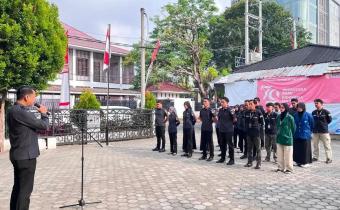 Bawaslu Kota Bandar Lampung Awali Pekan dengan Apel Pagi, Tekankan Disiplin dan Koordinasi